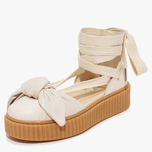 PUMA x Fenty Bow Creeper Sandal (Rihanna) 8.5 in Tan NEW